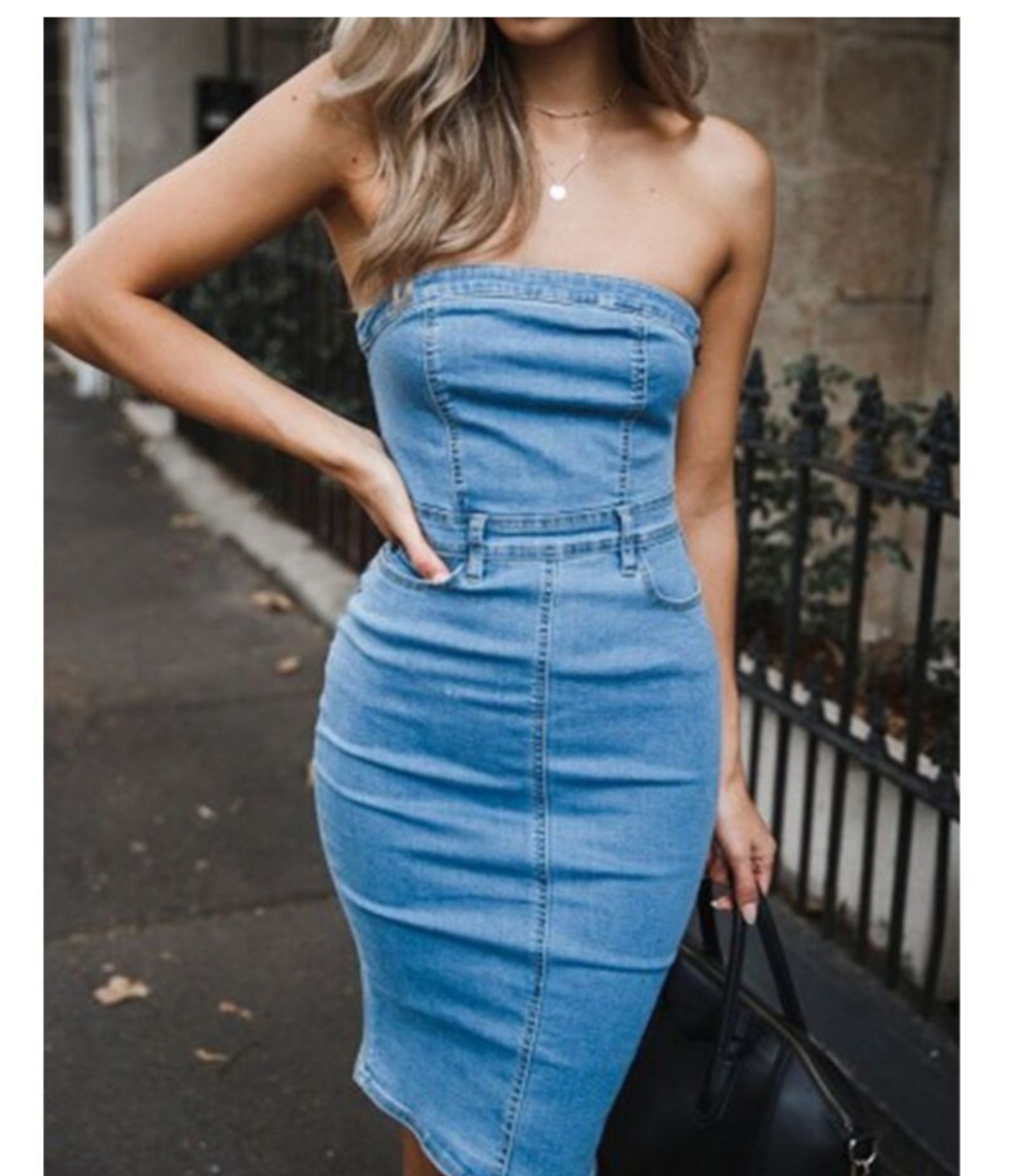 Denim dress - LoveModernVintage