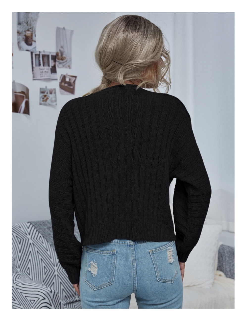Minx Black sweater - LoveModernVintage