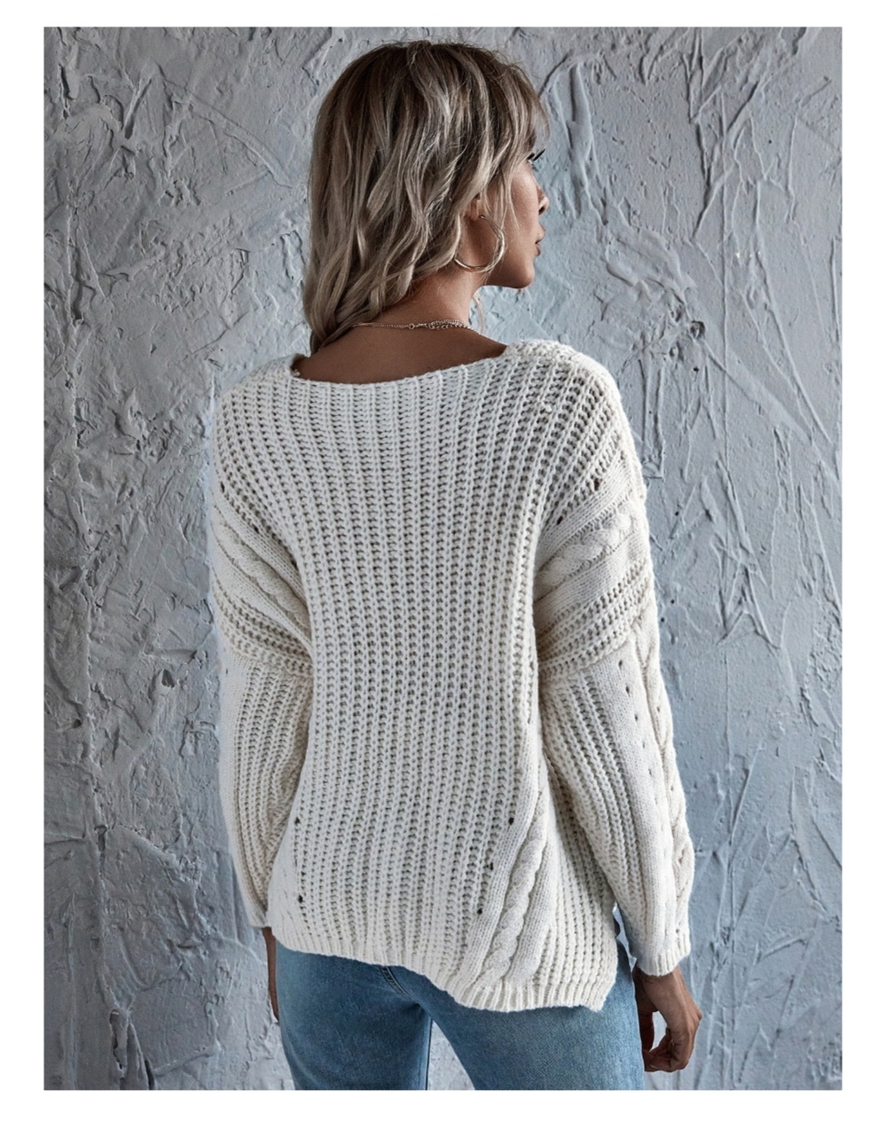 Niki drop shoulder sweater - LoveModernVintage